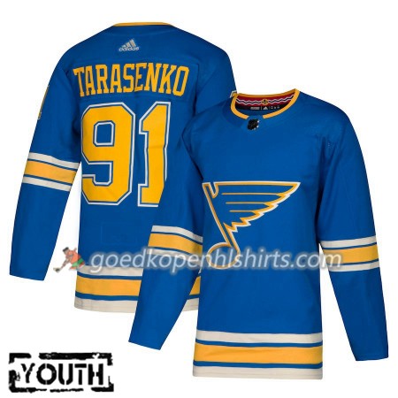St. Louis Blues Vladimir Tarasenko 91 Adidas 2018-2019 Alternate Authentic Shirt - Kinderen